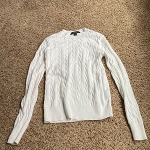 Brooks Brothers Cotton Cable Knit Sweater